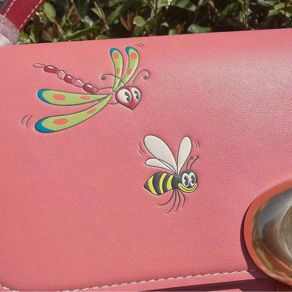 NWT Disney X Coach Studio Shoulder Bag With Mickey Mouse And Flowers CH413 - Picture 3 of 15